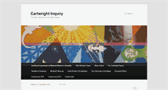 Desktop Screenshot of cartwrightinquiry.com